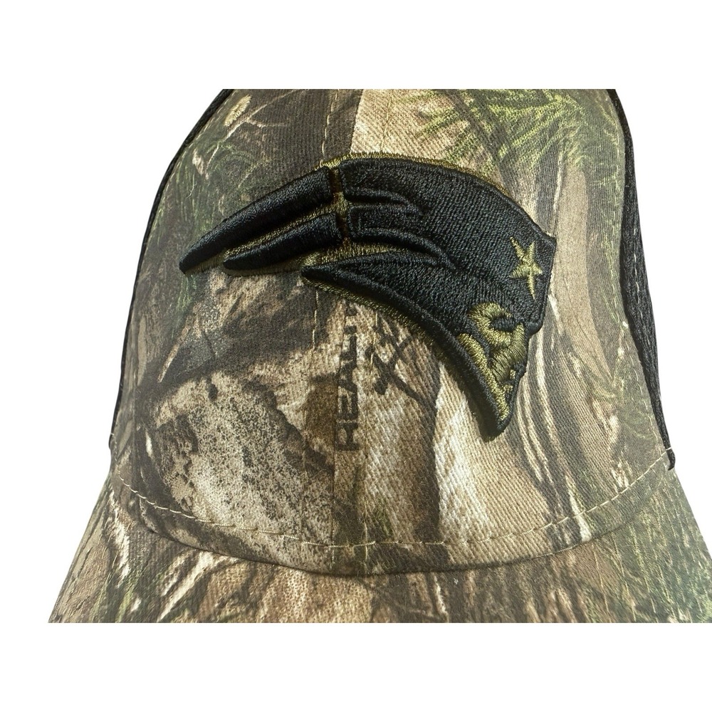 NEW ERA New England Patriots Realtree Camo 39THIRTY Flex Fit Hat M/L NFL - Picture 2 of 11